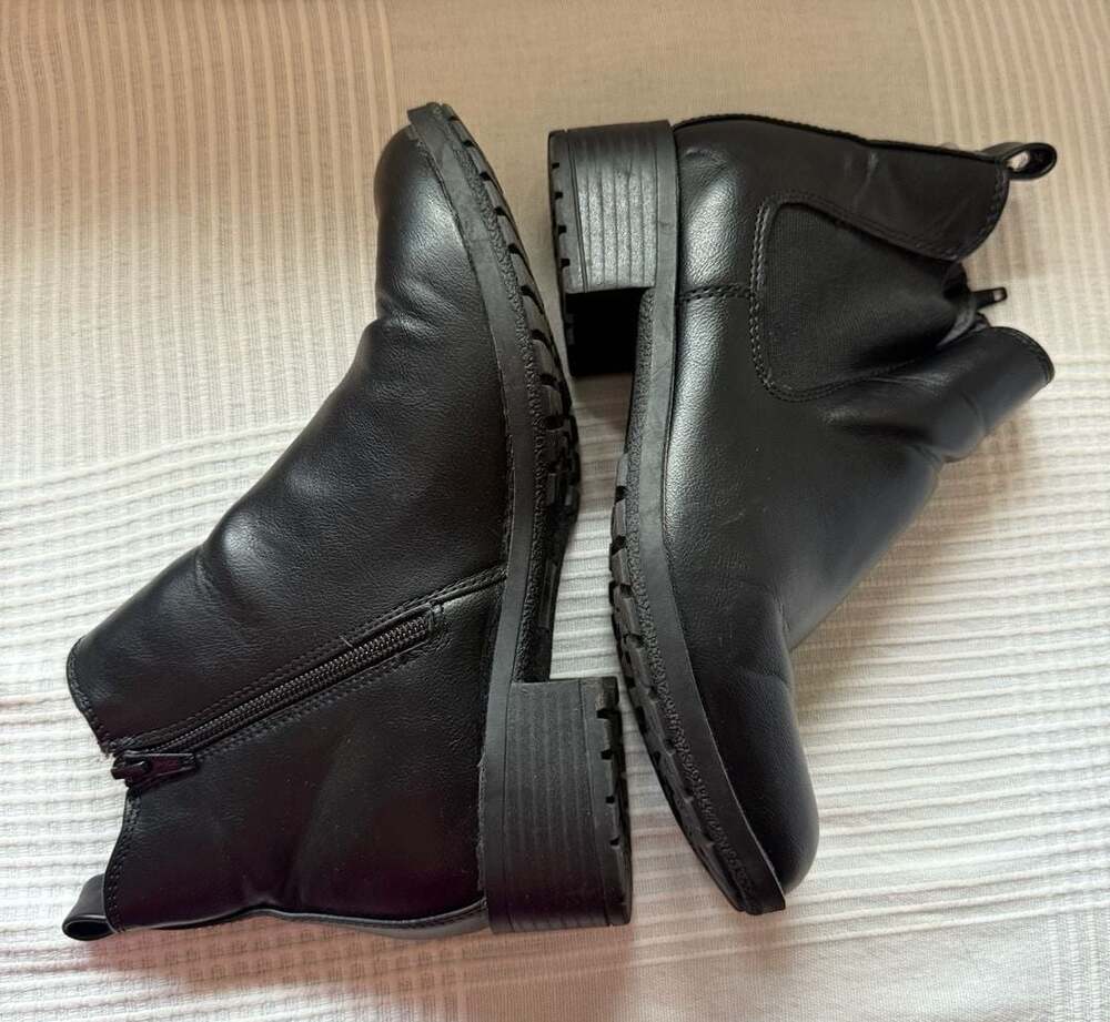 Style & Co Black Chelsea Booties size 7